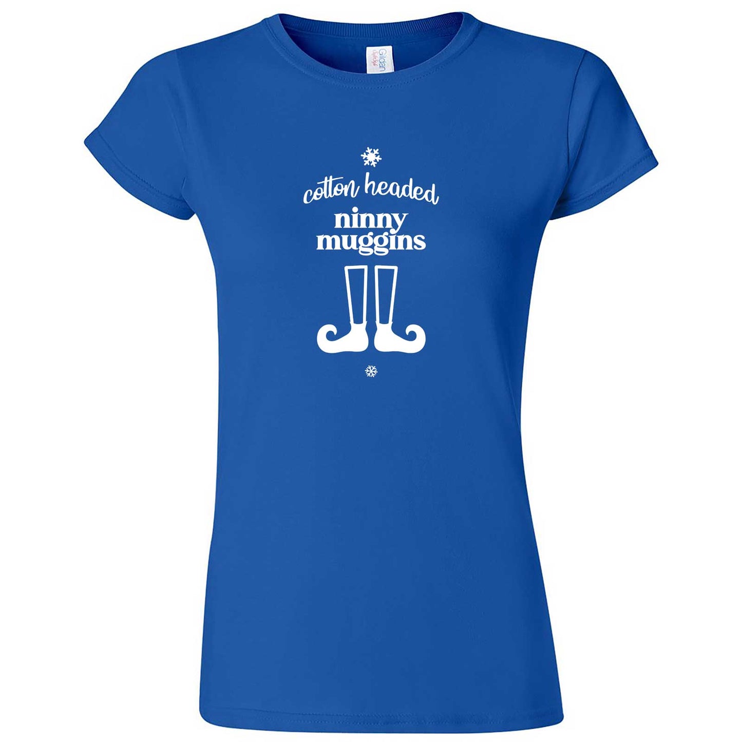  "Cotton Headed Ninny Muggins" women's t-shirt Royal Blue