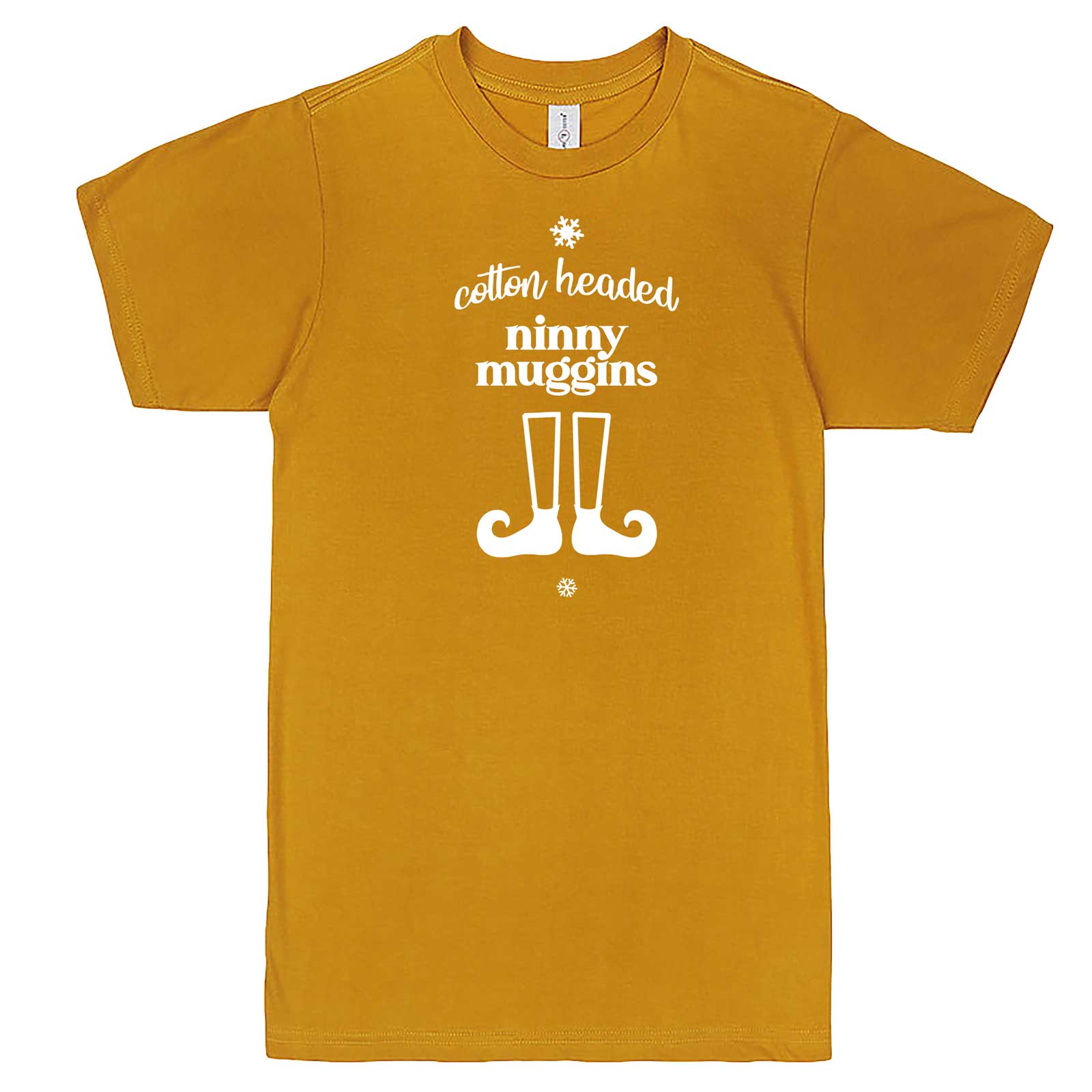  "Cotton Headed Ninny Muggins" men's t-shirt Mustard