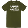  "Lawful in the Streets, Chaotic in the Sheets" men's t-shirt Army Green