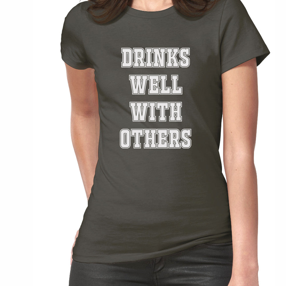 Drinks Well With Others - Men's T-Shirt