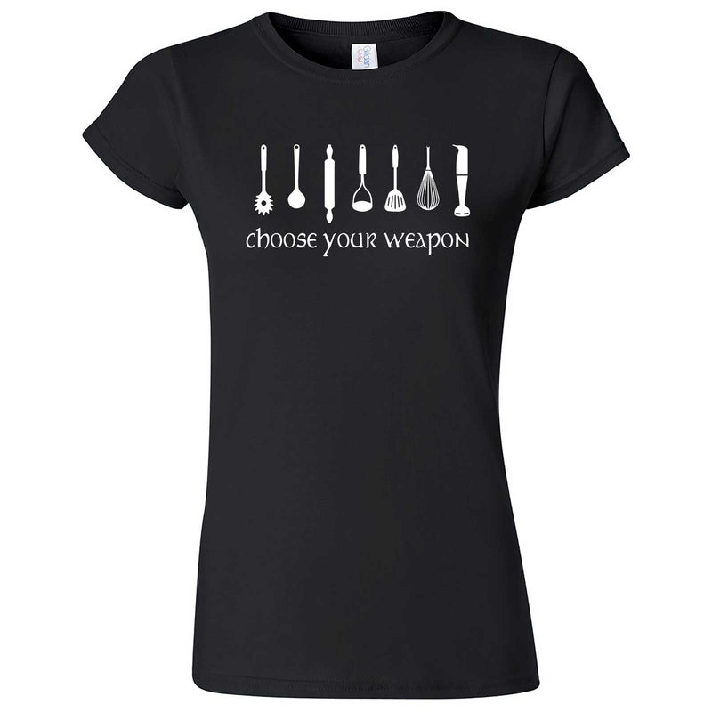 "Choose Your Weapon - Baker" women's t-shirt Black