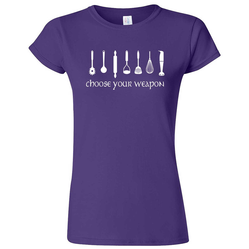  "Choose Your Weapon - Baker" women's t-shirt Purple