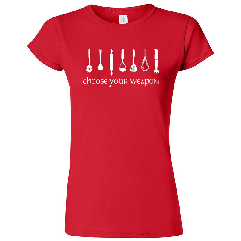  "Choose Your Weapon - Baker" women's t-shirt Red