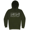  "Choose Your Weapon - Baker" hoodie, 3XL, Army Green
