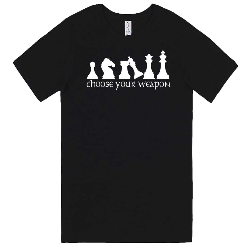  "Choose Your Weapon - Chess" men's t-shirt Black