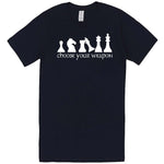  "Choose Your Weapon - Chess" men's t-shirt Navy