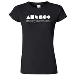  "Choose Your Weapon - Role-Playing Games" women's t-shirt Black
