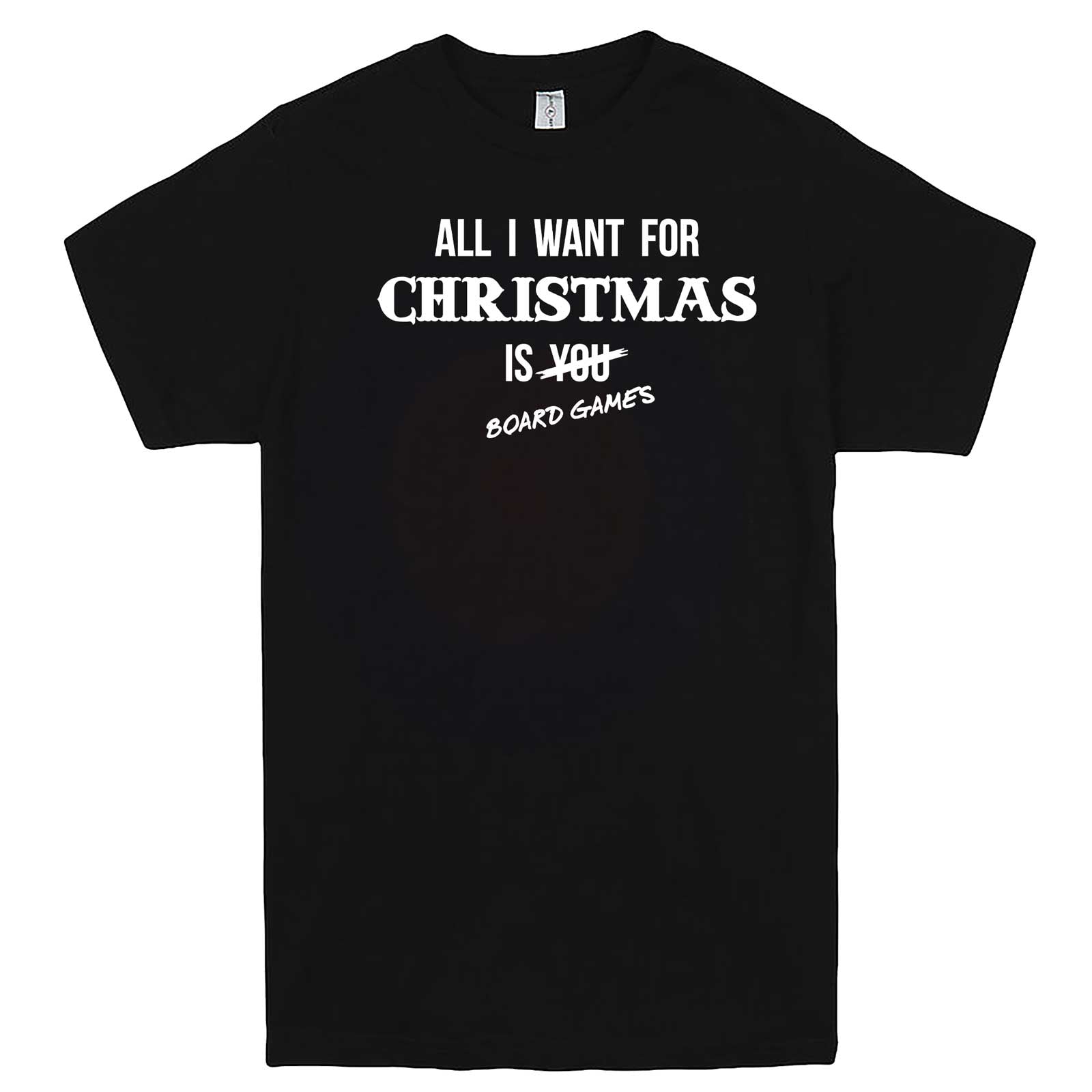  "All I Want for Christmas is Board Games" men's t-shirt Black