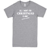  "All I Want for Christmas is Board Games" men's t-shirt Heather-Grey