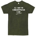  "All I Want for Christmas is Board Games" men's t-shirt Vintage Olive