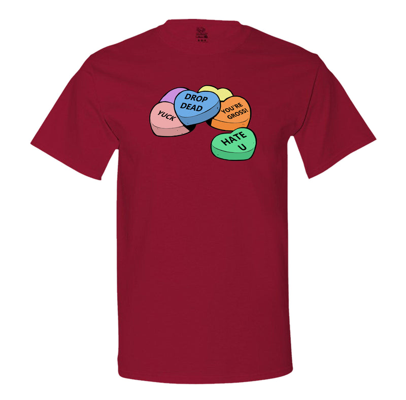 Anti-Candy Hearts Men's T-Shirt
