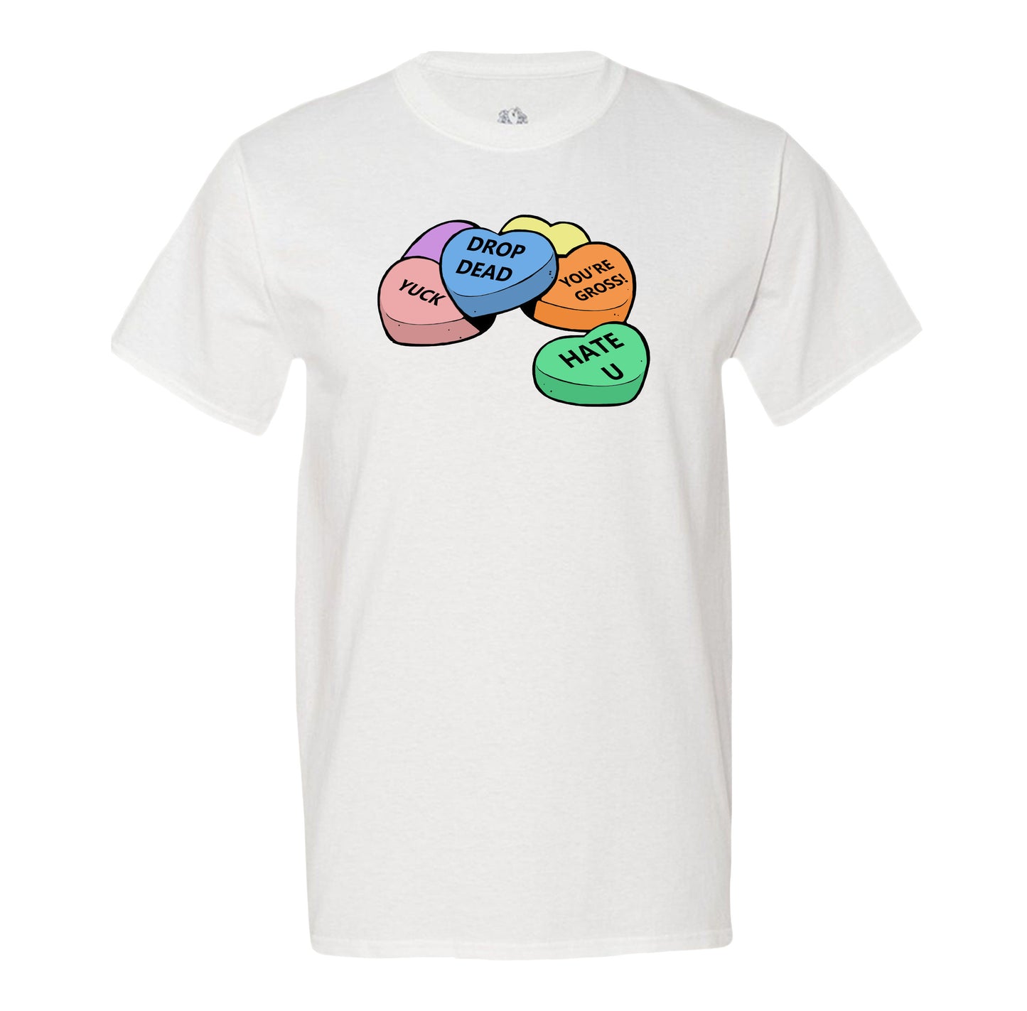 Anti-Candy Hearts Men's T-Shirt