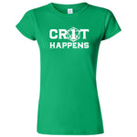  "Crit Happens" women's t-shirt Irish Green