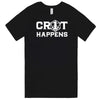  "Crit Happens" men's t-shirt Black