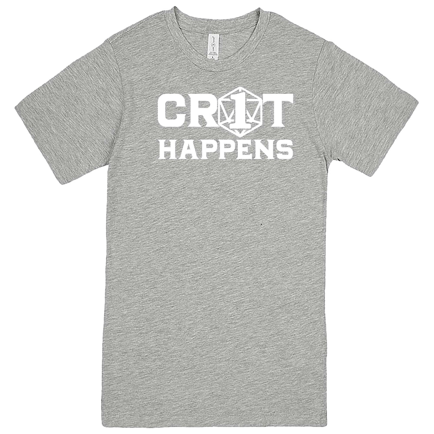  "Crit Happens" men's t-shirt Heather Grey