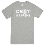  "Crit Happens" men's t-shirt Heather Grey