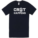 "Crit Happens" men's t-shirt Navy