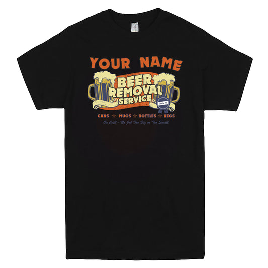 "Custom Beer Removal" Men's Shirt Black