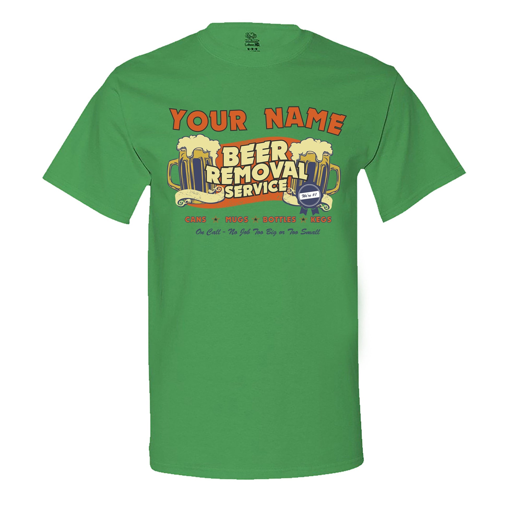 "Custom Beer Removal" Men's Shirt Irish-Green