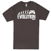  "Evolution of a Gamer" men's t-shirt Charcoal