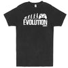  "Evolution of a Gamer" men's t-shirt Vintage Black