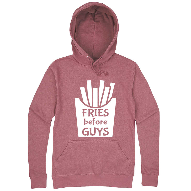  "Fries Before Guys" hoodie, 3XL, Mauve