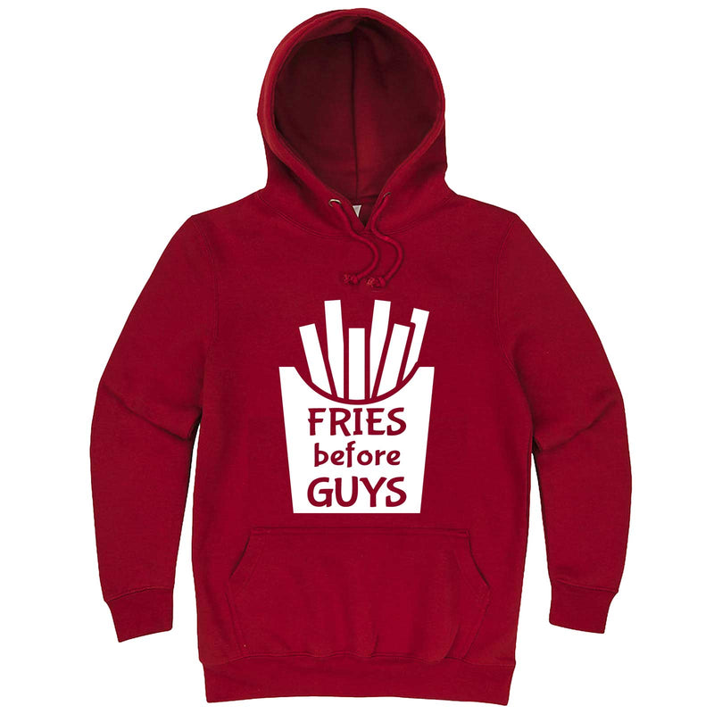  "Fries Before Guys" hoodie, 3XL, Paprika