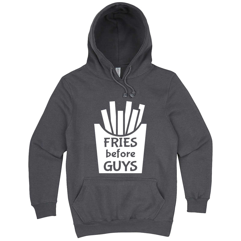  "Fries Before Guys" hoodie, 3XL, Storm