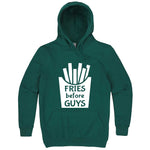  "Fries Before Guys" hoodie, 3XL, Teal