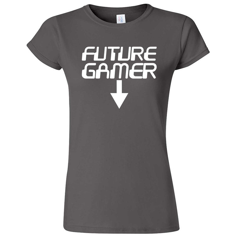  "Future Gamer" women's t-shirt Charcoal