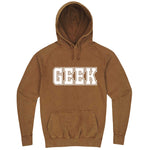  "GEEK design" hoodie, 3XL, Vintage Camel