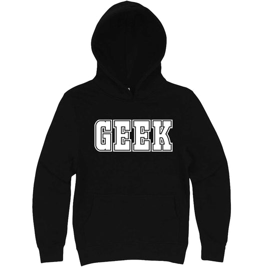  "GEEK design" hoodie, 3XL, Black