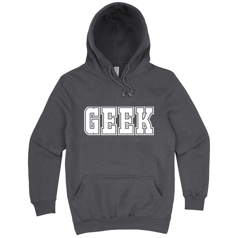  "GEEK design" hoodie, 3XL, Storm