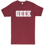  "GEEK design" men's t-shirt Vintage Brick