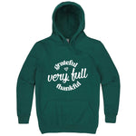  "Grateful, Very Full, Thankful" hoodie, 3XL, Teal