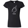  "Thanksgiving Wishbone Game Over, Would You Like to Play Again" women's t-shirt Black