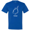  "Thanksgiving Wishbone Game Over, Would You Like to Play Again" men's t-shirt Royal-Blue