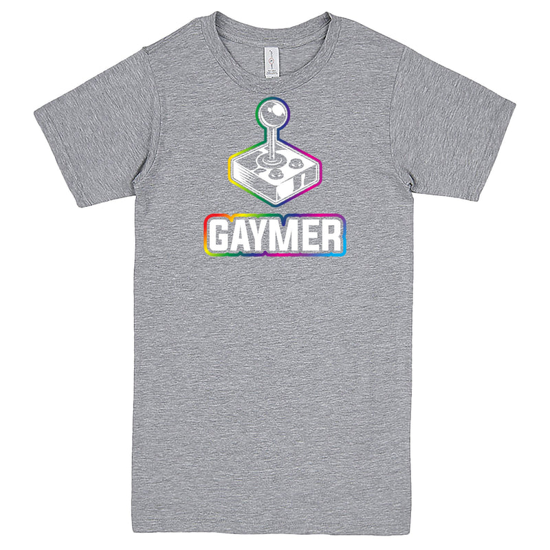 "Gaymer" Men's Shirt Heather-Grey