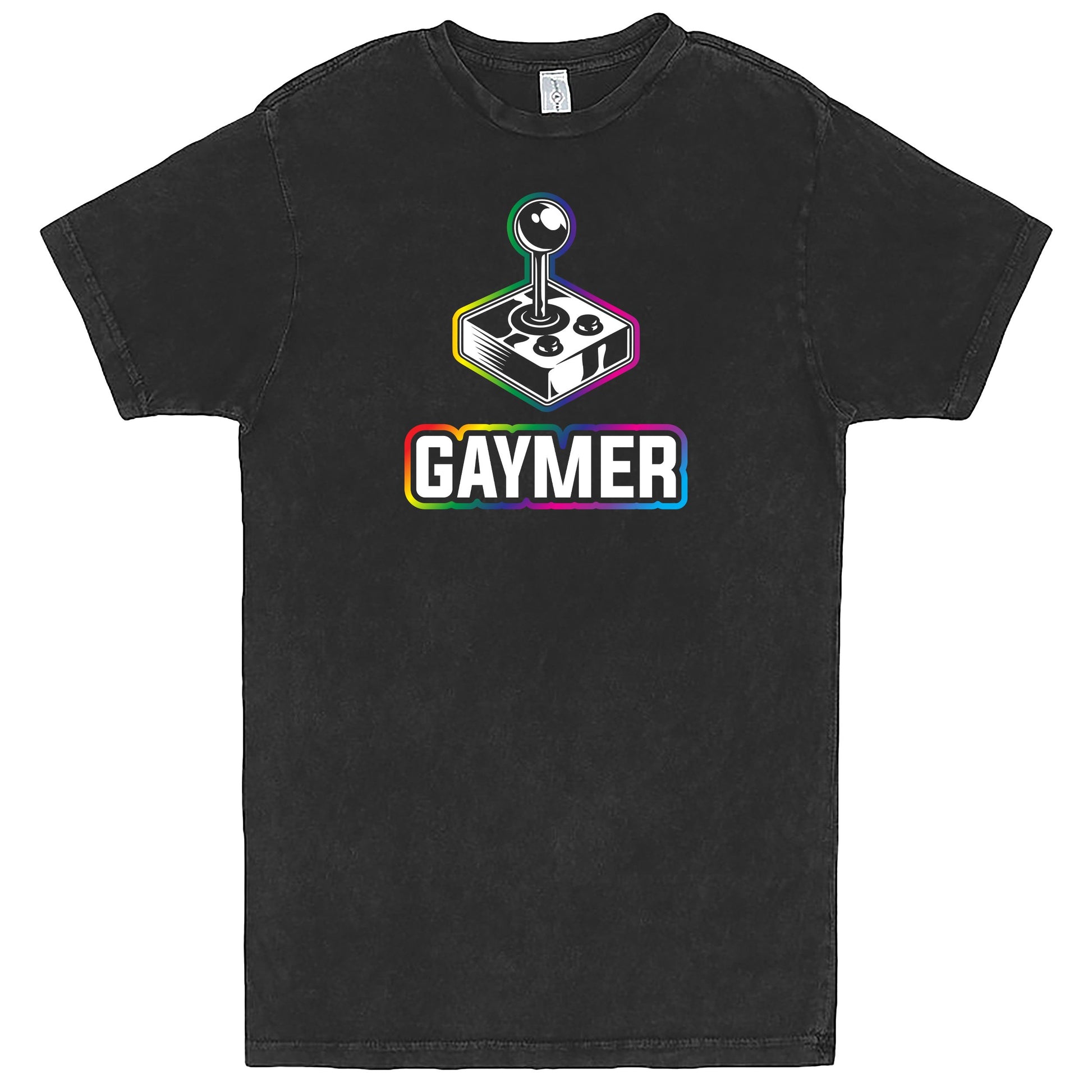 "Gaymer" Men's Shirt Vintage Black