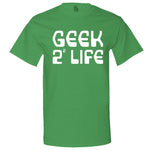  "Geek 4 Life" men's t-shirt Irish-Green