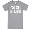  "Geek 4 Life" men's t-shirt Heather-Grey