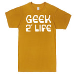  "Geek 4 Life" men's t-shirt Mustard
