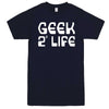  "Geek 4 Life" men's t-shirt Navy-Blue