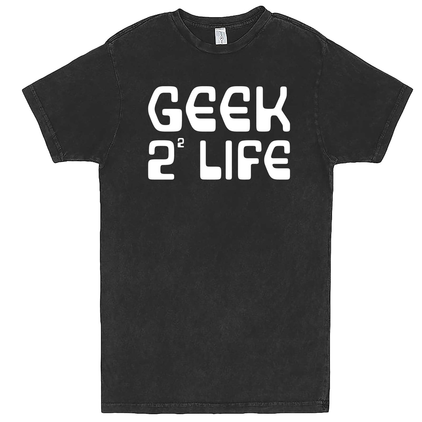  "Geek 4 Life" men's t-shirt Vintage Black