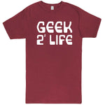  "Geek 4 Life" men's t-shirt Vintage Brick