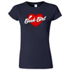  "Geek Girl" women's t-shirt Navy Blue