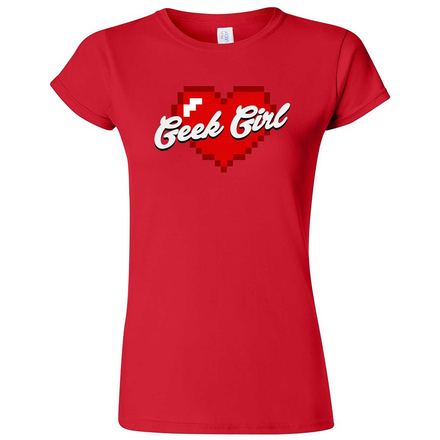  "Geek Girl" women's t-shirt Red