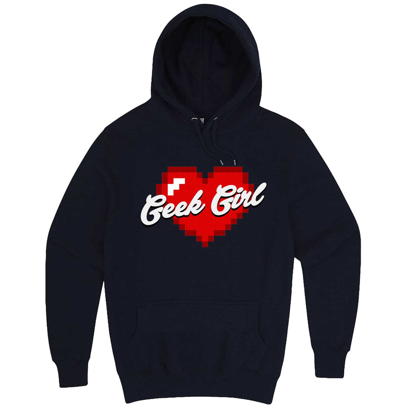  "Geek Girl" hoodie, 3XL, Navy