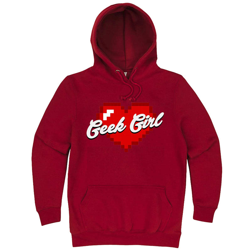  "Geek Girl" hoodie, 3XL, Paprika