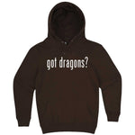  "Got Dragons?" hoodie, 3XL, Chestnut